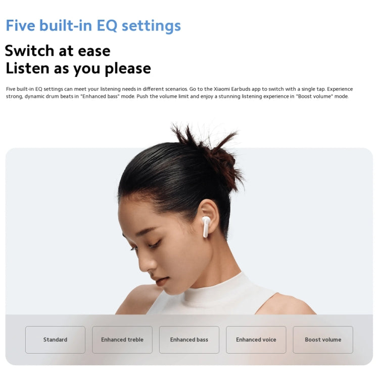 Original Xiaomi Redmi Buds 6 Active BT5.4 In-ear True Wireless Earbuds(Black) - free shipping - PMC Jewellery - Order now!