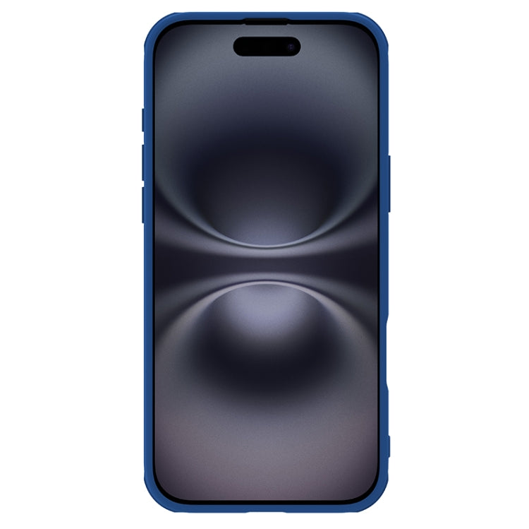 For iPhone 16 NILLKIN CamShield Pro Magnetic PC Phone Case(Blue) - iPhone 16 Cases by NILLKIN | Online Shopping South Africa | PMC Jewellery | Buy Now Pay Later Mobicred