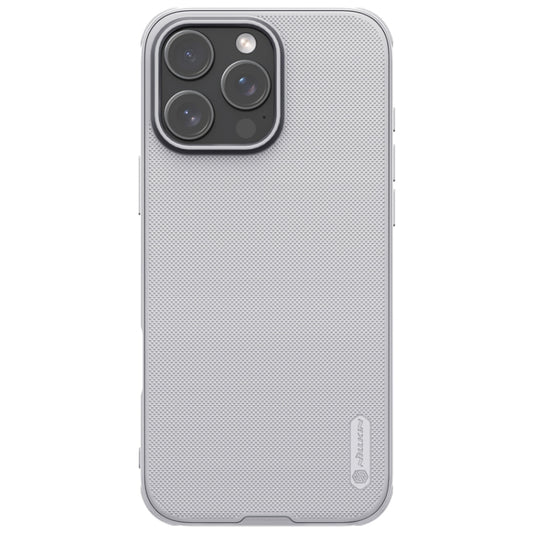 For iPhone 16 Pro Max NILLKIN Frosted Shield Pro PC + TPU Phone Case(Silver) - iPhone 16 Pro Max Cases by NILLKIN | Online Shopping South Africa | PMC Jewellery | Buy Now Pay Later Mobicred