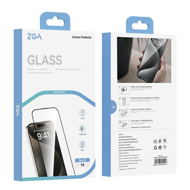 For iPhone 16 Pro Max ZGA 0.33mm 2.5D Anti-static HD Tempered Glass Film - iPhone 16 Pro Max Tempered Glass by ZGA | Online Shopping South Africa | PMC Jewellery | Buy Now Pay Later Mobicred