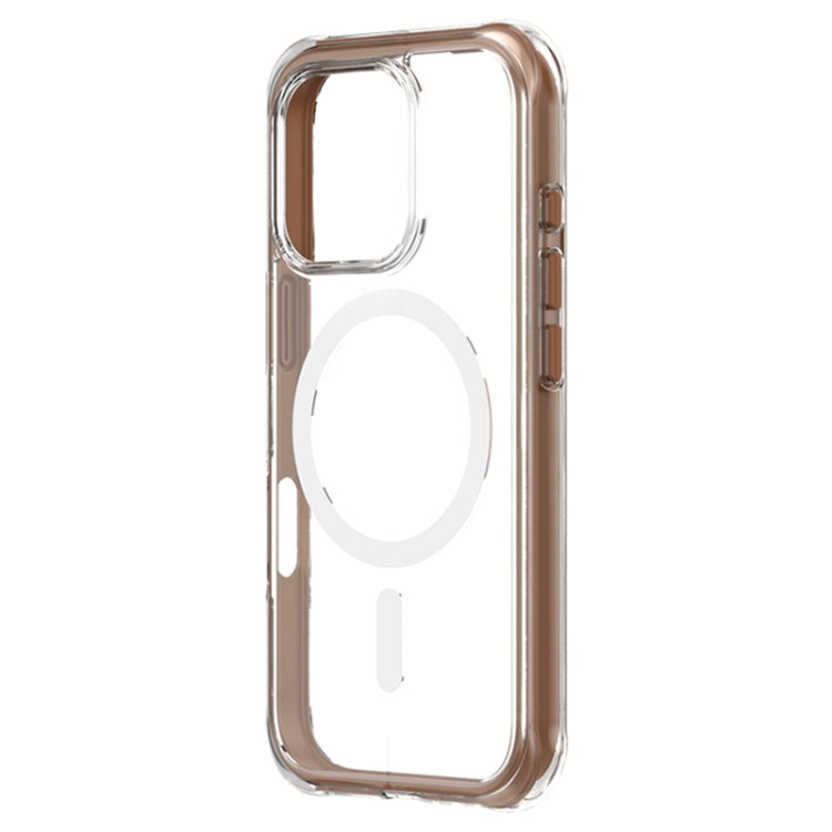 For iPhone 16 Pro Max ZGA Colorful Airbag Magsafe PC Hybrid TPU Phone Case(Gold) - iPhone 16 Pro Max Cases by ZGA | Online Shopping South Africa | PMC Jewellery | Buy Now Pay Later Mobicred