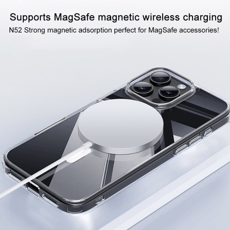 For iPhone 16 Pro Max TGVIS LEN Series MagSafe Magnetic Phone Case(Transparent) - iPhone 16 Pro Max Cases by TGVIS | Online Shopping South Africa | PMC Jewellery | Buy Now Pay Later Mobicred