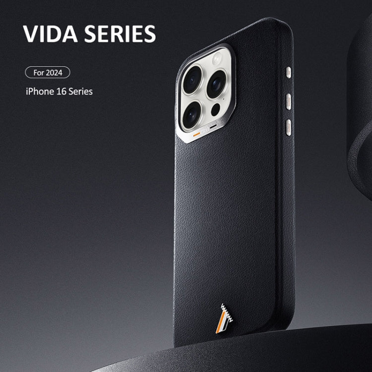 For iPhone 16 Pro Max TGVIS VIDA Series MagSafe Magnetic PU Leather Phone Case(Black) - iPhone 16 Pro Max Cases by TGVIS | Online Shopping South Africa | PMC Jewellery | Buy Now Pay Later Mobicred