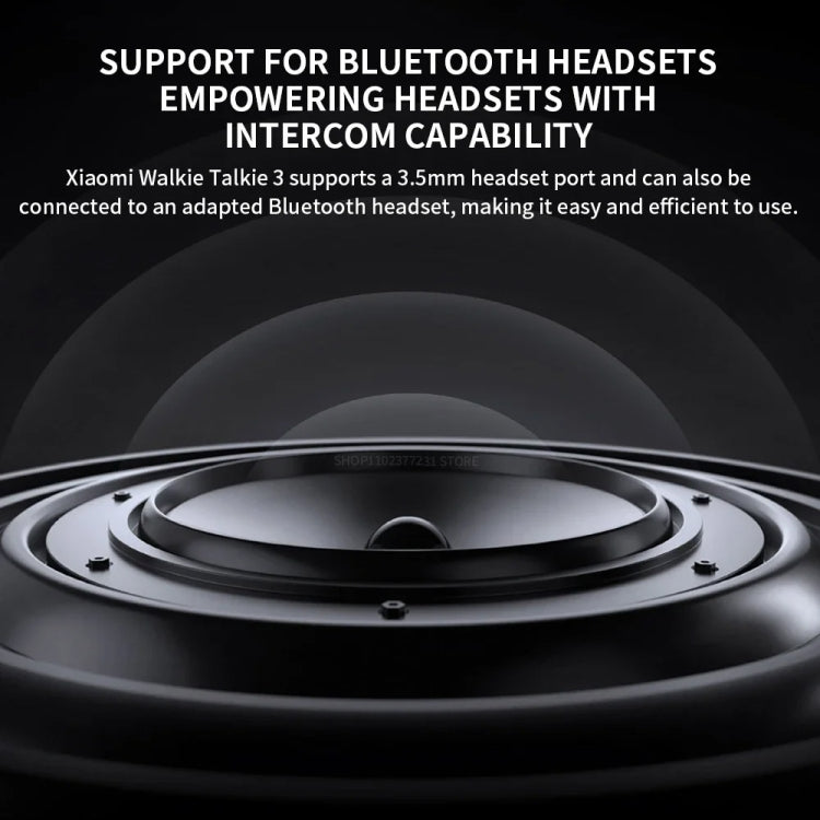 Original Xiaomi IP65 Waterproof UV Dual Band Walkie Talkie 3(Black) - free shipping - PMC Jewellery - Order now!