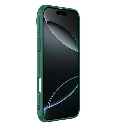 For iPhone 16 Pro NILLKIN Black Mirror Prop CD Texture Mirror Phone Case(Green) - iPhone 16 Pro Cases by NILLKIN | Online Shopping South Africa | PMC Jewellery | Buy Now Pay Later Mobicred