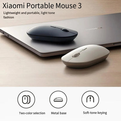 Original Xiaomi XMBXSB01YM Bluetooth Dual Mode Silent Portable Mouse 3(Gold) - Wireless Mice by Xiaomi | Online Shopping South Africa | PMC Jewellery | Buy Now Pay Later Mobicred