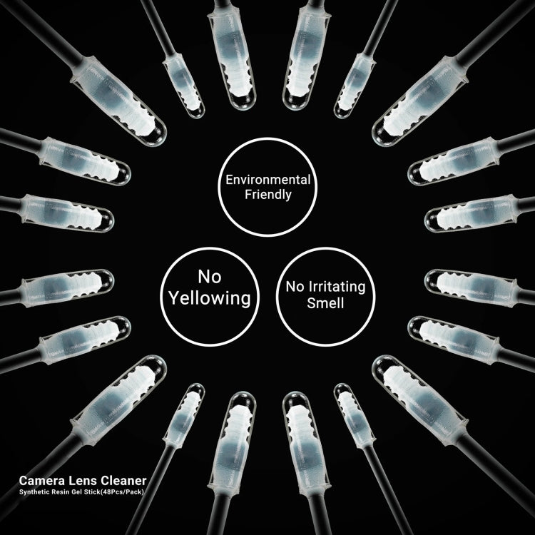 2UUL CL21 48pcs/box Camera Lens Dust Cleaning Synthetic Resin Gel Stick - Dust Remove Tool by 2UUL | Online Shopping South Africa | PMC Jewellery | Buy Now Pay Later Mobicred