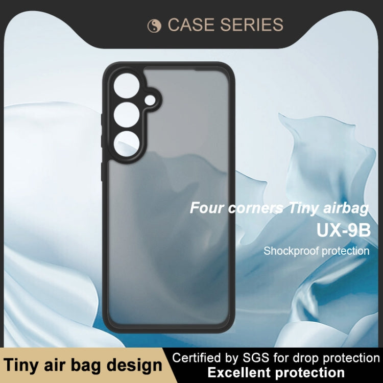 For Samsung Galaxy S24 FE 5G imak UX-9B Series Four Corners Tiny Airbag Shockproof Phone Case(Black) - Galaxy S24 FE 5G Cases by imak | Online Shopping South Africa | PMC Jewellery | Buy Now Pay Later Mobicred