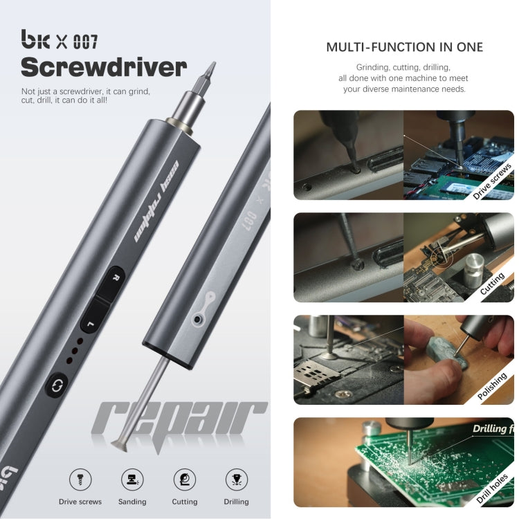 TBK 007 Adjustable Multifunctional Grinding Screwdriver Set - free shipping - PMC Jewellery - Order now!