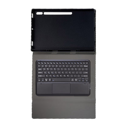 For Samsung Galaxy Tab S10 Ultra A910B-A Touch Pad Detachable Bluetooth Keyboard Leather Tablet Case(Black) - Samsung Keyboard by PMC Jewellery | Online Shopping South Africa | PMC Jewellery | Buy Now Pay Later Mobicred