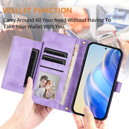 For Ulefone Note 14 Multi-Card Slots Zipper Wallet Leather Phone Case(Purple) - Ulefone Cases by PMC Jewellery | Online Shopping South Africa | PMC Jewellery | Buy Now Pay Later Mobicred