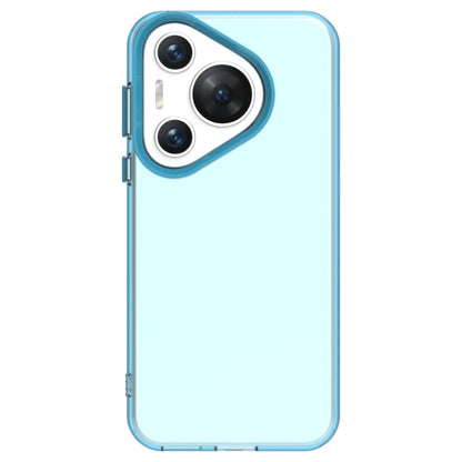 For Huawei Pura 70 Pro Candy PC Hybrid TPU Shockproof Phone Case(Blue) - Huawei Cases by PMC Jewellery | Online Shopping South Africa | PMC Jewellery | Buy Now Pay Later Mobicred