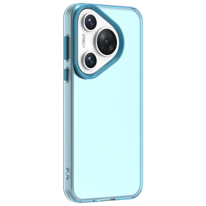 For Huawei Pura 70 Pro+ Candy PC Hybrid TPU Shockproof Phone Case(Blue) - Huawei Cases by PMC Jewellery | Online Shopping South Africa | PMC Jewellery | Buy Now Pay Later Mobicred