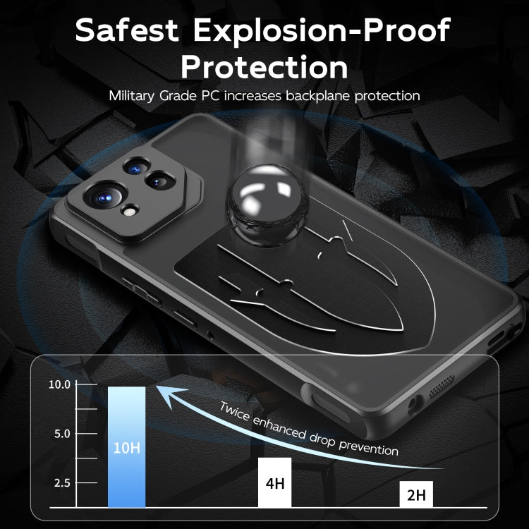 For ASUS ROG Phone 8 / 8 Pro Cooling 3 in 1 Phone Case(Black) - ASUS Cases by PMC TechLife | Online Shopping South Africa | PMC TechLife | Buy Now Pay Later Mobicred