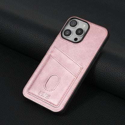 For iPhone 16 Pro Max AZNS K1 Series Card Slot Business Phone Case(Pink) - iPhone 16 Pro Max Cases by AZNS | Online Shopping South Africa | PMC Jewellery | Buy Now Pay Later Mobicred