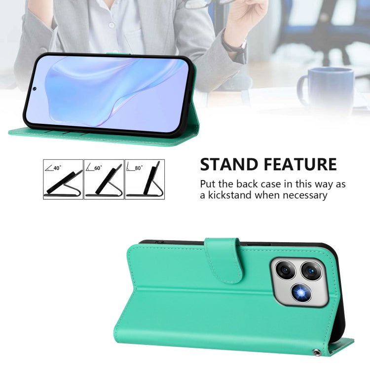 For Ulefone Note 18 Ultra Skin Feel Solid Color Leather Phone Case with Lanyard(Green) - Ulefone Cases by PMC Jewellery | Online Shopping South Africa | PMC Jewellery | Buy Now Pay Later Mobicred