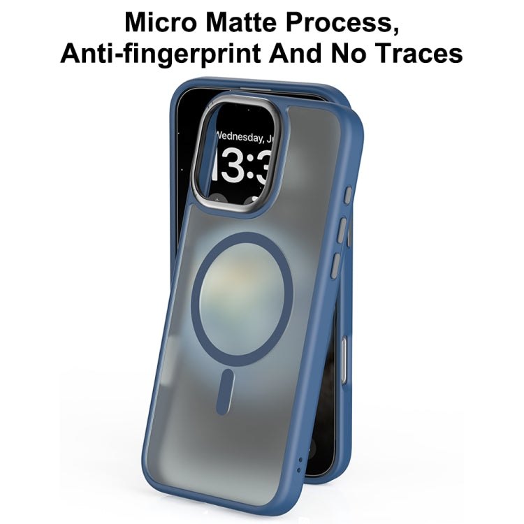 For iPhone 16 Pro Max Mutural Skin Feel Series Frosted MagSafe Magnetic Phone Case(Grey) - iPhone 16 Pro Max Cases by Mutural | Online Shopping South Africa | PMC Jewellery | Buy Now Pay Later Mobicred