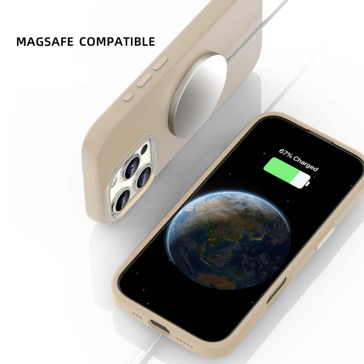 For iPhone 16 Mutural Karen Series Liquid Silicone MagSafe Magnetic Phone Case(Desert Gold) - iPhone 16 Cases by Mutural | Online Shopping South Africa | PMC Jewellery | Buy Now Pay Later Mobicred