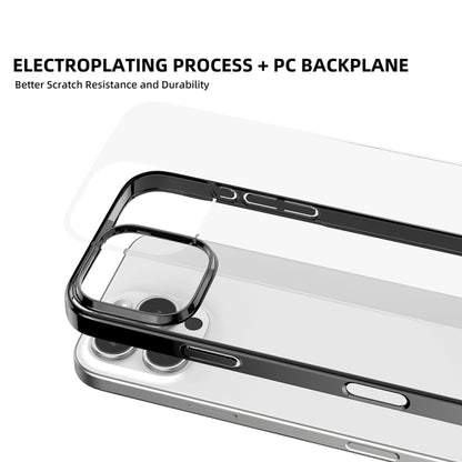 For iPhone 16 Pro Max Mutural Jiantou Series Electroplating Hybrid PC Phone Case(Silver) - iPhone 16 Pro Max Cases by Mutural | Online Shopping South Africa | PMC Jewellery | Buy Now Pay Later Mobicred