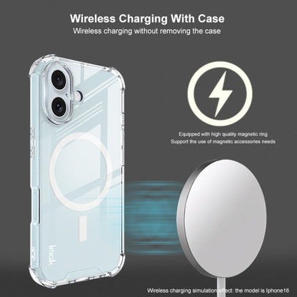 For iPhone 16 Pro IMAK Space Shield PC + TPU Airbag Shockproof MagSafe Phone Case(Transparent) - iPhone 16 Pro Cases by imak | Online Shopping South Africa | PMC Jewellery | Buy Now Pay Later Mobicred