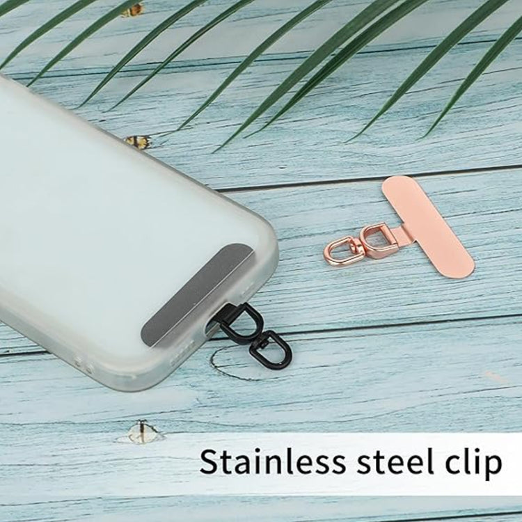 360 Degree Rotation Oval Metal Mobile Phone Lanyard Fixing Gasket(Silver) - free shipping - PMc TechLife - Order now!