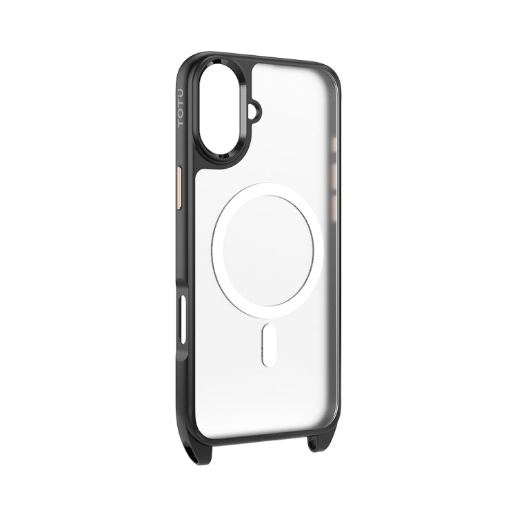 For iPhone 16 TOTU PC-26 Skin Feel MagSafe Magnetic Lanyard Hole Phone Case(White) - iPhone 16 Cases by TOTUDESIGN | Online Shopping South Africa | PMC Jewellery | Buy Now Pay Later Mobicred