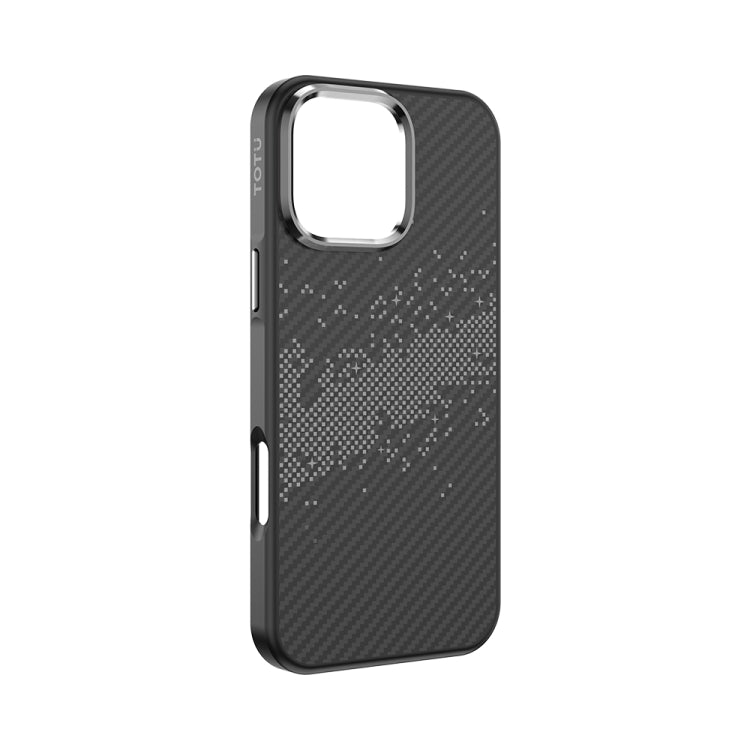 For iPhone 16 Pro TOTU PC-30 Kevlar Textured MagSafe Magnetic Phone Case(Black) - iPhone 16 Pro Cases by TOTUDESIGN | Online Shopping South Africa | PMC Jewellery | Buy Now Pay Later Mobicred