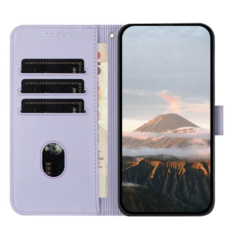 For iPhone 17 Pro Triangle Pattern Buckle Clasp Leather Phone Case(Light Purple) - free shipping - PMc TechLife - Order now!