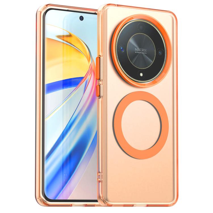 For Honor Magic6 Lite 5G Candy Magsafe PC Hybrid TPU Phone Case(Orange) - free shipping - PMC TechLife - Order now!