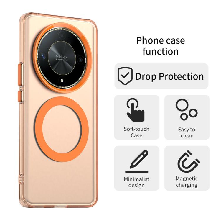 For Honor Magic6 Lite 5G Candy Magsafe PC Hybrid TPU Phone Case(Orange) - free shipping - PMC TechLife - Order now!