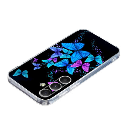 For Samsung Galaxy S25 5G Colorful Painting Pattern TPU Phone Case(Color Butterflies) - Galaxy S25 5G Cases by PMC Jewellery | Online Shopping South Africa | PMC Jewellery | Buy Now Pay Later Mobicred