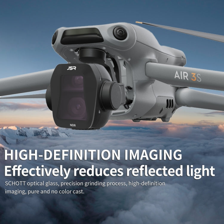 For DJI Air 3S JSR CB Series Drone Lens Filter, Filter:4 in 1 ND8-64PL - free shipping - PMC TechLife - Order now!