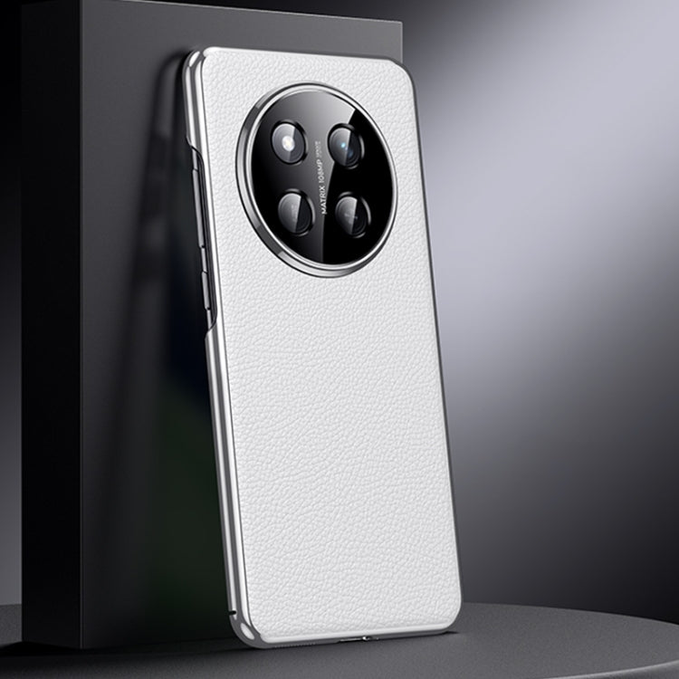 For Honor X60 Pro Genuine Leather PC Phone Case(White) - free shipping - PMC TechLife - Order now!