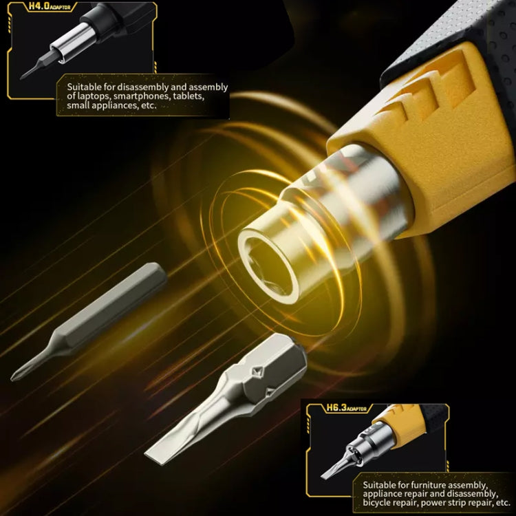 JAKEMY JM-8197 16 in 1 Manual Magnetic High Hardness Precision Screwdriver - Screwdriver Set by JAKEMY | Online Shopping South Africa | PMC TechLife | Buy Now Pay Later Mobicred