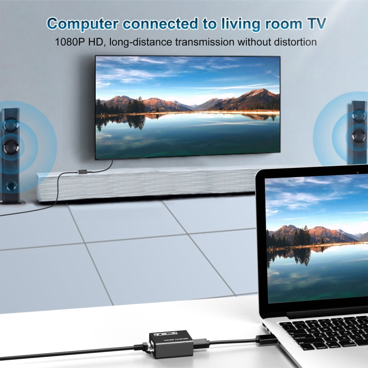 30m HDTV to RJ45 Network Cable Extender - Amplifier by PMC TechLife | Online Shopping South Africa | PMC TechLife | Buy Now Pay Later Mobicred