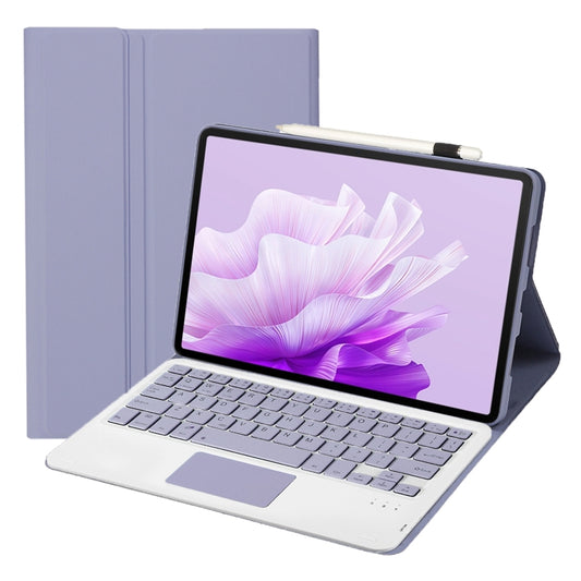 For Huawei MatePad 11.5 S 2024 AH20-A Ultra-thin Detachable Bluetooth Keyboard Leather Tablet Case with Touchpad(Lavender White) - Others Keyboard by PMC Jewellery | Online Shopping South Africa | PMC Jewellery | Buy Now Pay Later Mobicred