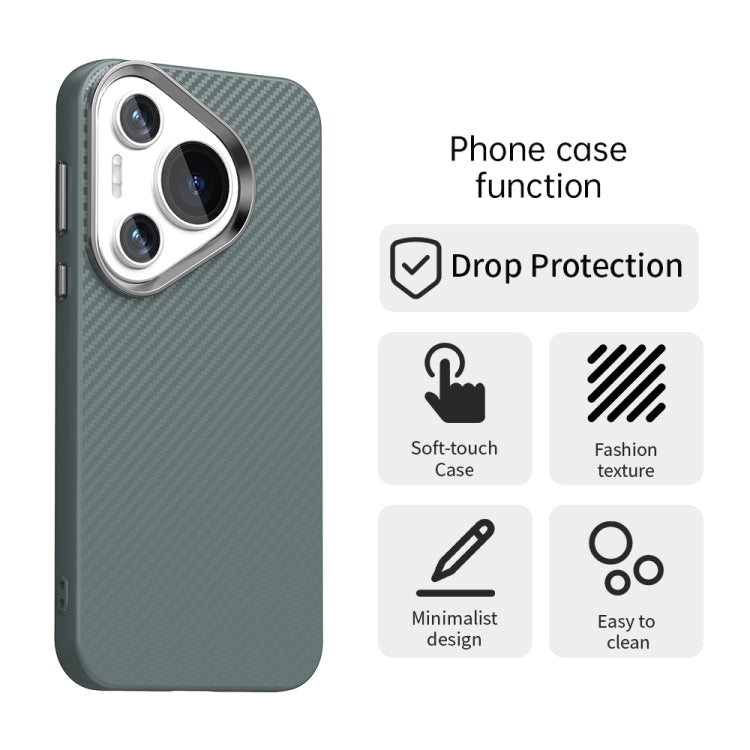 For Huawei Pura 70 Pro+ Carbon Fiber Series IMD Phone Case(Grey) - Huawei Cases by PMC Jewellery | Online Shopping South Africa | PMC Jewellery | Buy Now Pay Later Mobicred