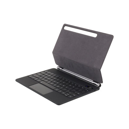 For Samsung Galaxy Tab S9 FE / S9 P710 Magnetic Bluetooth Keyboard Leather Tablet Case(Black) - Samsung Keyboard by PMC Jewellery | Online Shopping South Africa | PMC Jewellery | Buy Now Pay Later Mobicred