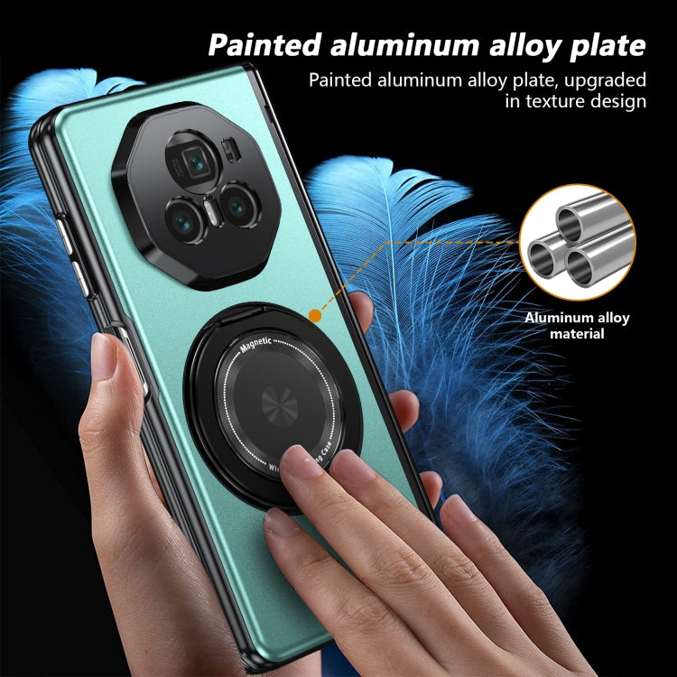 For Honor Magic V3 Gold Medal Rotating Folding Series Ring Holder Phone Case(Royal Blue) - Honor Cases by PMC TechLife | Online Shopping South Africa | PMC TechLife | Buy Now Pay Later Mobicred