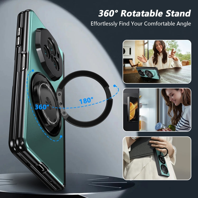 For Honor Magic V3 Gold Medal Rotating Folding Series Ring Holder Phone Case(Royal Blue) - Honor Cases by PMC TechLife | Online Shopping South Africa | PMC TechLife | Buy Now Pay Later Mobicred