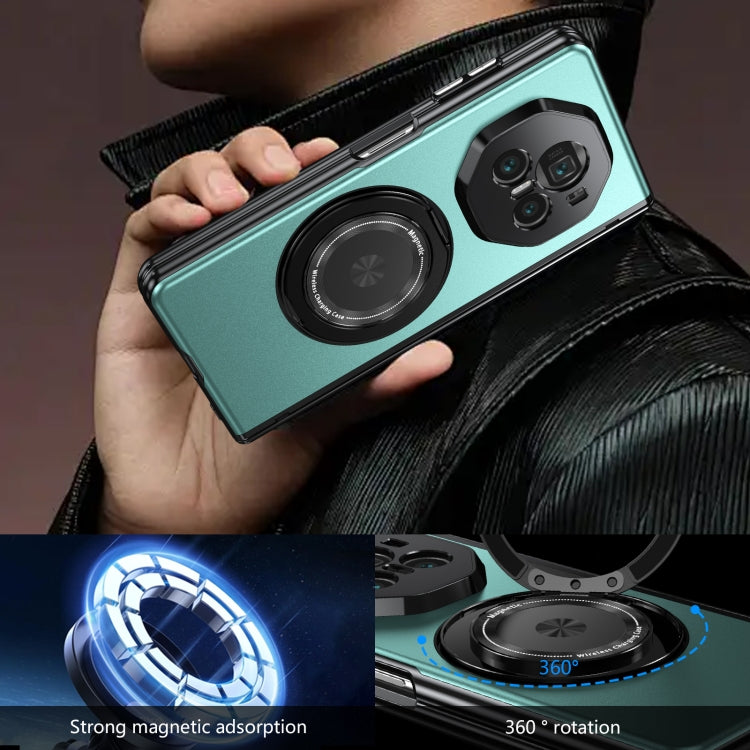 For Honor Magic V3 Gold Medal Rotating Folding Series Ring Holder Phone Case(Royal Blue) - Honor Cases by PMC TechLife | Online Shopping South Africa | PMC TechLife | Buy Now Pay Later Mobicred