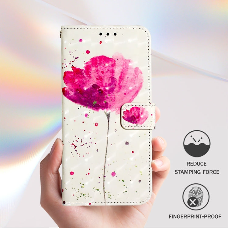For Doogee N55 Plus 3D Painting Horizontal Flip Leather Phone Case(Flower) - More Brand by PMC TechLife | Online Shopping South Africa | PMC TechLife | Buy Now Pay Later Mobicred