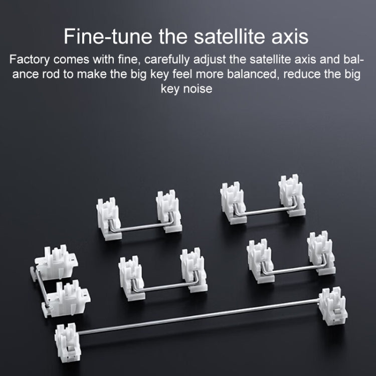 AULA F87 87 Keys Wired/2.4G/Bluetooth Three Model Customized RGB Mechanical Keyboard(Glacier Blue) - free shipping - PMC TechLife - Order now!