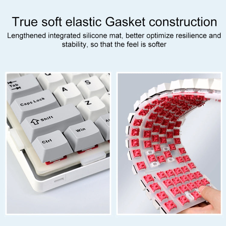 AULA F99 99 Keys Wired/2.4G/Bluetooth Three Model Customized RGB Mechanical Keyboard(Dark Night Kingdom) - free shipping - PMC TechLife - Order now!