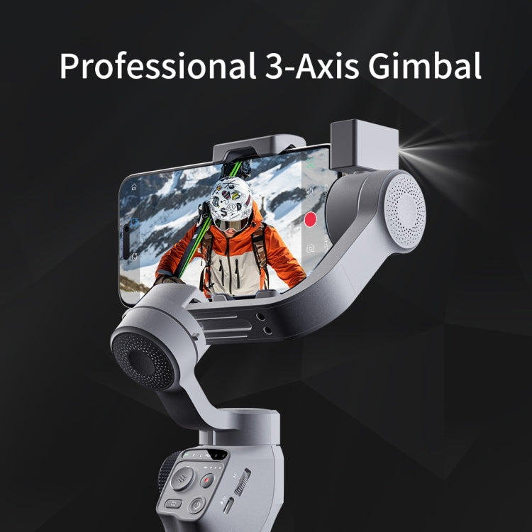 FUNSNAP Capture 5 Professional 3-Axis Handheld Gimbal Phone Live Stabilizer, Basic Version(Grey) - free shipping - PMC TechLife - Order now!