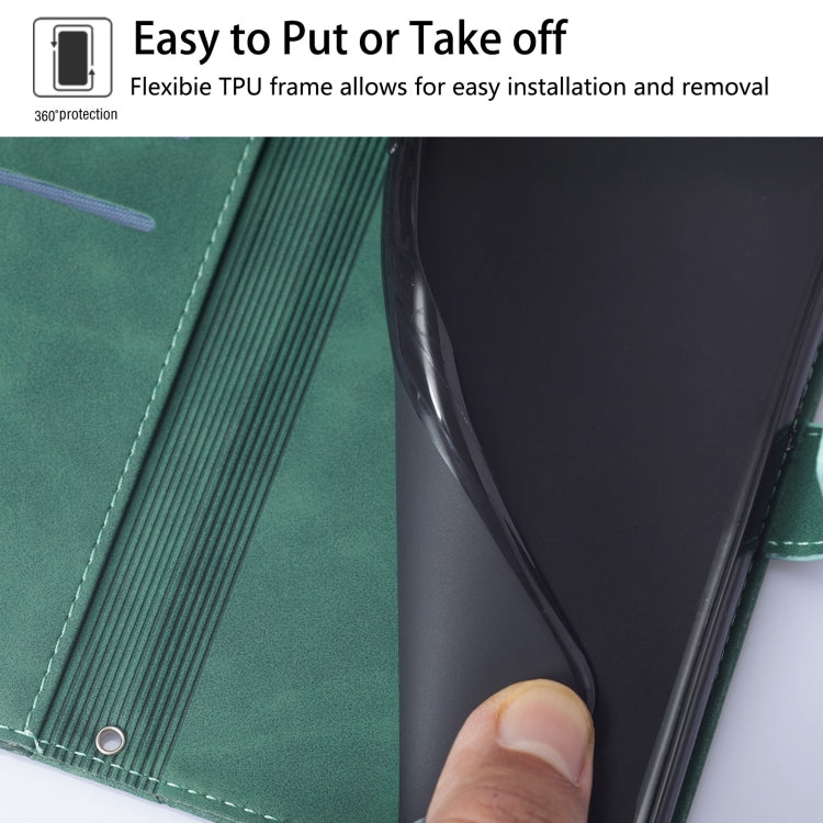 For Doogee N55 Plus Crossbody 3D Embossed Flip Leather Phone Case(Green) - free shipping - PMC TechLife - Order now!
