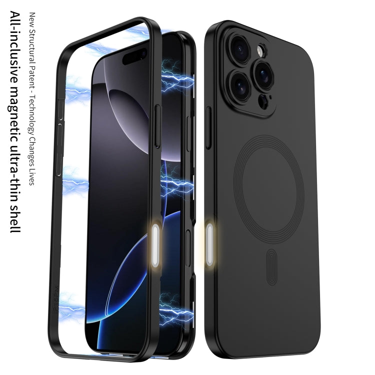 For iPhone 16 Pro Max GKK MagSafe Full Coverage Phone Case(Mountain Gray) - free shipping - PMC Jewellery - Order now!