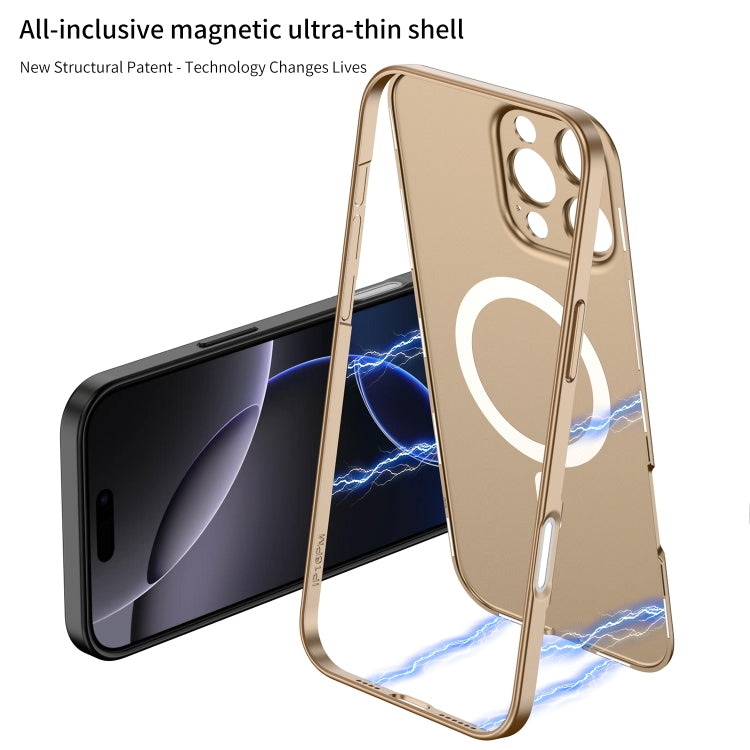 For iPhone 16 Pro Max GKK MagSafe Full Coverage Phone Case(Titanium Gray) - iPhone 16 Pro Max Cases by GKK | Online Shopping South Africa | PMC Jewellery | Buy Now Pay Later Mobicred