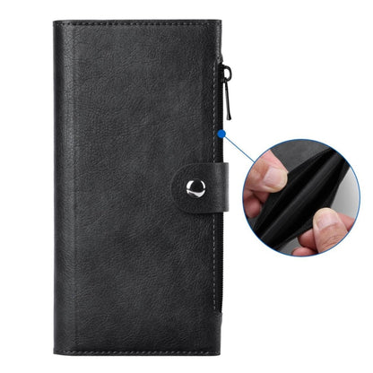 For iPhone 16 Pro ViLi GVS-C Series MagSafe Magnetic RFID Leather Flip Phone Case(Black) - iPhone 16 Pro Cases by ViLi | Online Shopping South Africa | PMC Jewellery | Buy Now Pay Later Mobicred