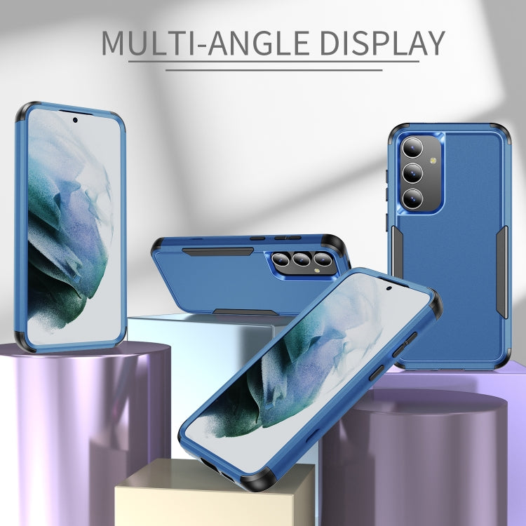 For Samsung Galaxy S25 5G TPU + PC Shockproof Protective Phone Case(Royal Blue + Black) - Galaxy S25 5G Cases by PMC Jewellery | Online Shopping South Africa | PMC Jewellery | Buy Now Pay Later Mobicred